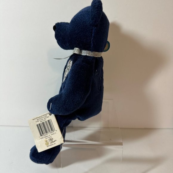 Vintage Holy Bears God Bless Our Police Stuffed Plush Blue 9" Teddy Bear w/Tags - Picture 4 of 9